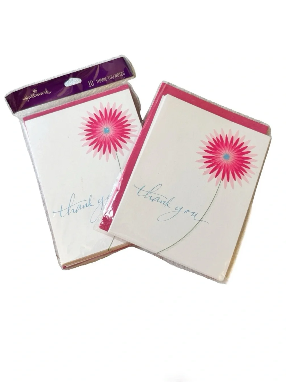 14 Cards 3 for 15 SALE CLEARANCE Hallmark Pink Flower Thank You